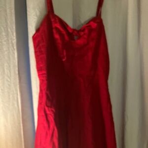 Old Navy- Red Spaghetti Strapped Dress